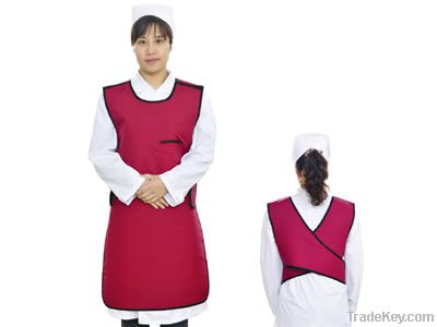 Without sleeve X-ray radiation protective lead apron