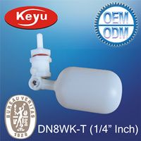 DN8WK-T 1/4 Inch MINI Plastic Float Valve For Water Equipment