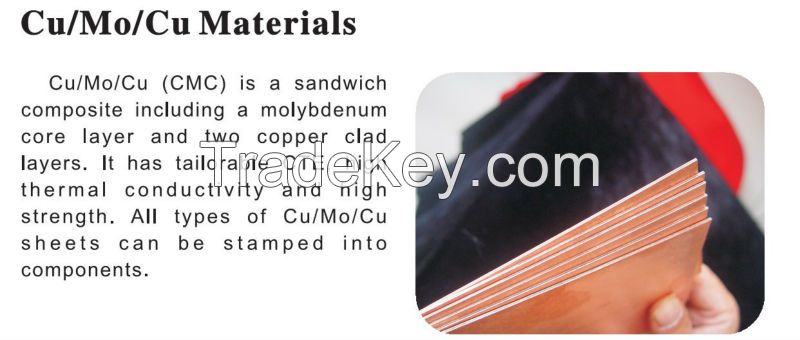 Hot sale super quality Molybdenum copper molybdenum alloy materials