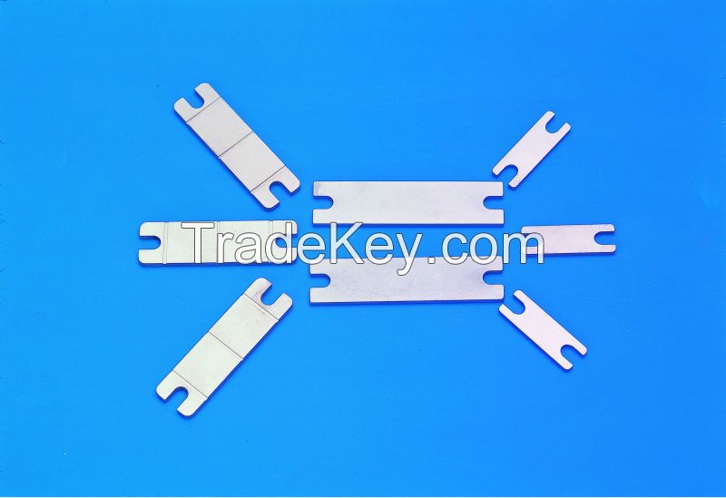 Tungsten copper alloy subcomponents of package for module