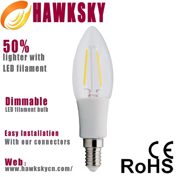 China Hot Sale Classical Design led filament candle bulb Supplier