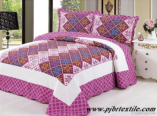 BR1001 Printed quilts bedding sets