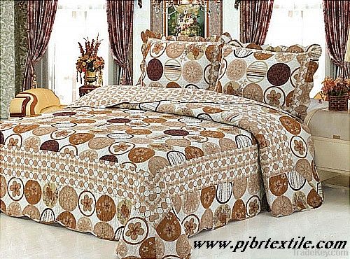 BR1052 Printed quilts bedding sets