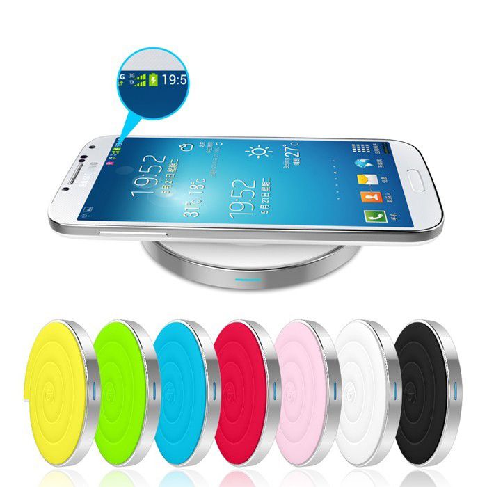 NOOSY 7 Colorful Snail Wireless Charger for Samsung GALAXY NOTE2 NOTE3 S3 S4 with QI standard, No QI receiver chip