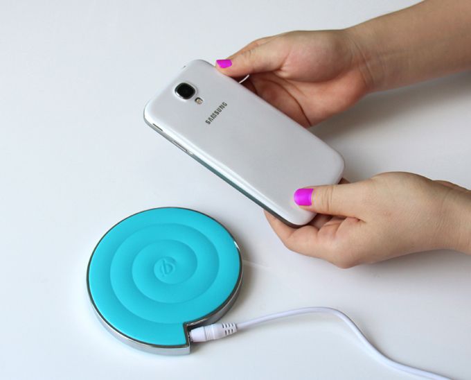 2014 New  QI Wireless Charger with receiver chip for Samsung Galaxy Note2, Note3 + Free shipping