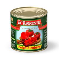 Chopped tomatoes in cans