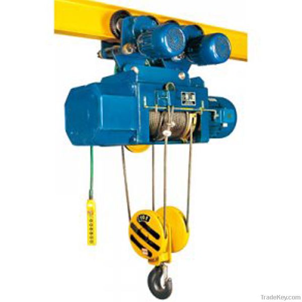 0.5~32t wire rope electric hoist, low headroom electric hoist