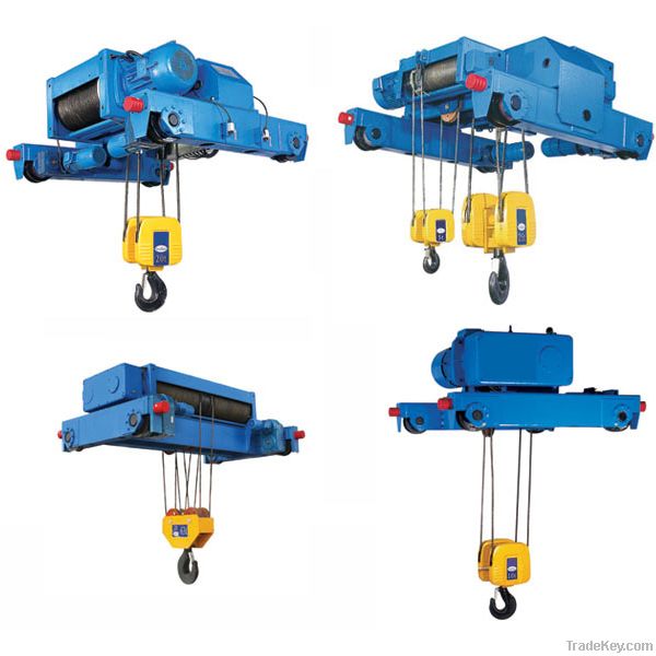 0.5~32t wire rope electric hoist, low headroom electric hoist