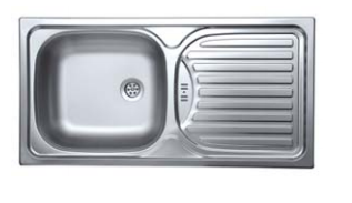 Stainless Steel Kitchen Sink 86x43,5