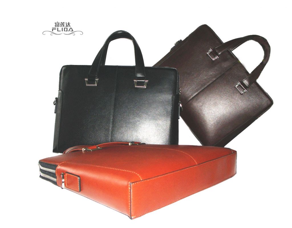 Fashion  Genuine  Leather Man's  Briefcases
