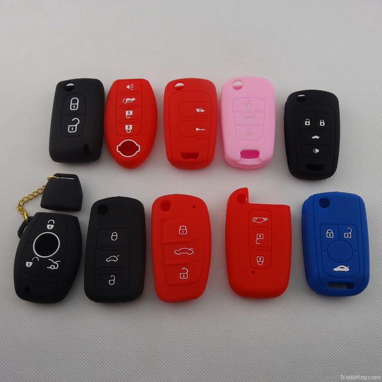 Silicone car key cover