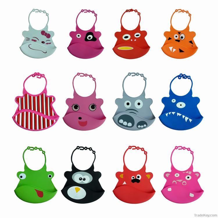 Silicone baby bibs