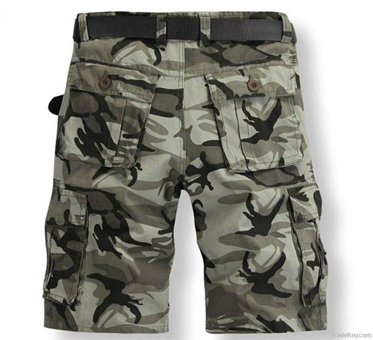 Free shippingÃ¯Â¼ï¿½Men camouflage pants overalls cotton shorts