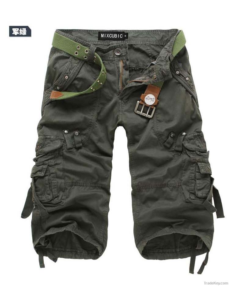 Free shippingMen's overalls 7 minutes of pants