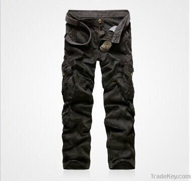 Free shippingMen camouflage pants overalls, leisure trousers