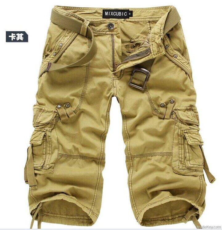 Rree shipping!7 minutes of pants cotton overalls for men