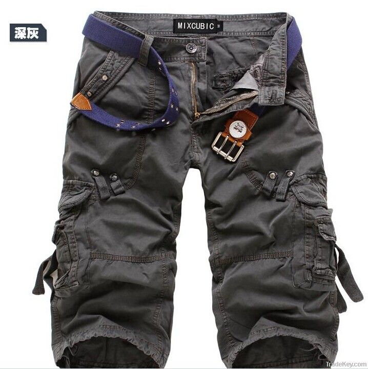 Rree shipping!7 minutes of pants cotton overalls for men