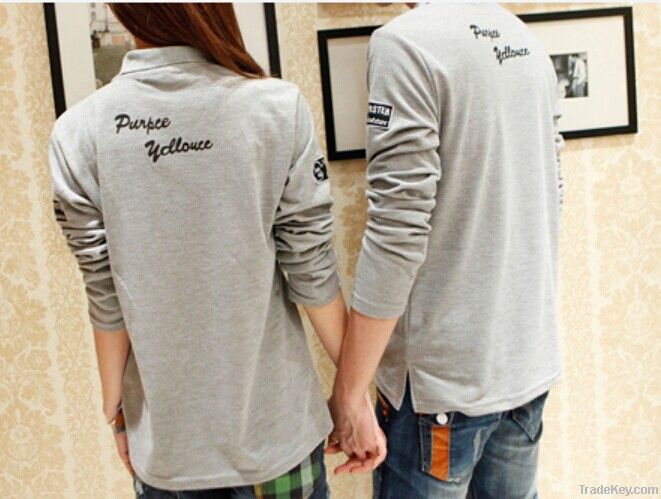 Free shipping! Men and women fashion embroidery long sleeve T-shirt