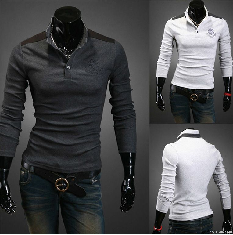 Free shipping!  New men's long sleeve T-shirt