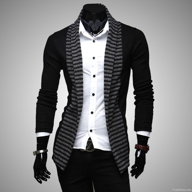 Free shippingMen's leisure long-sleeved knitted cardigan