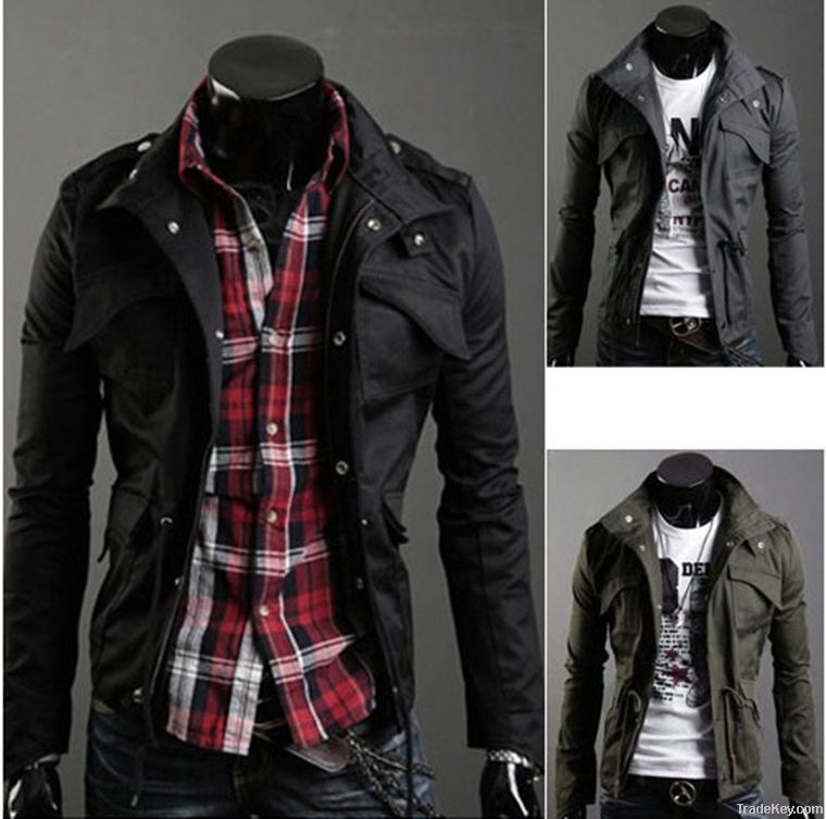 Free shippingMen's jacket boutique small coat lapels of England