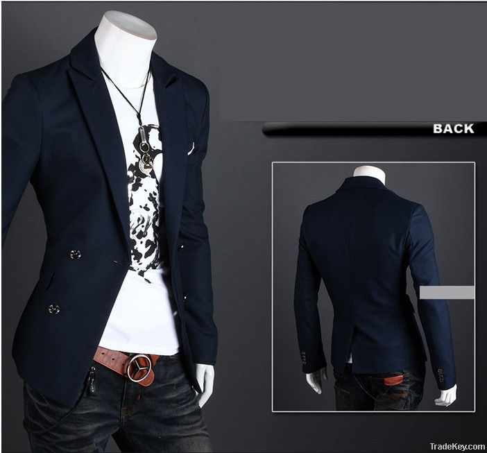 Free shippingMen's leisure small suit Suit jacket