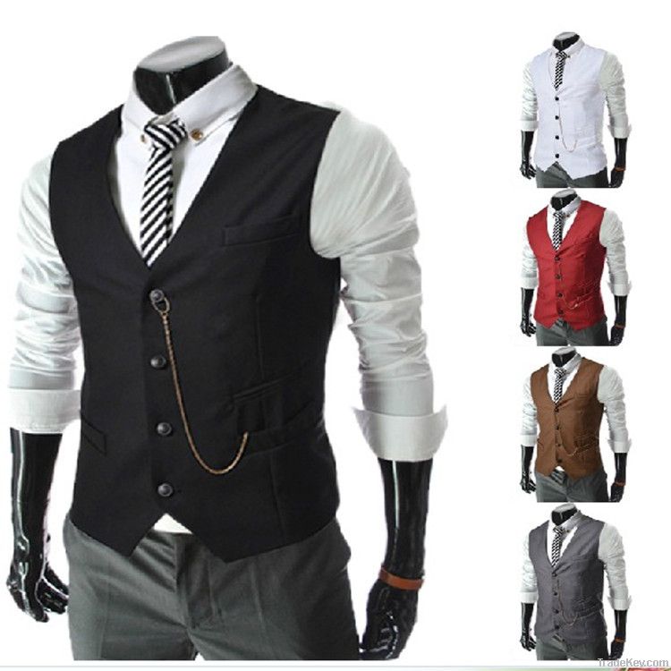 Fashion waistcoat in men's business