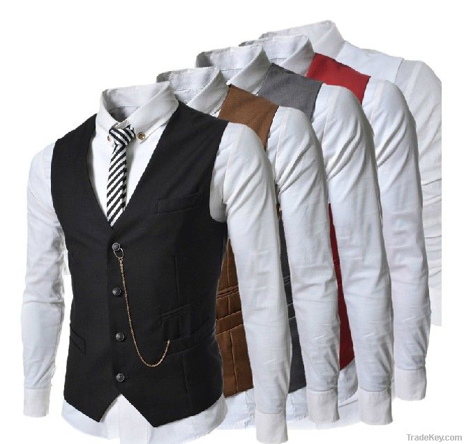 Fashion waistcoat in men's business