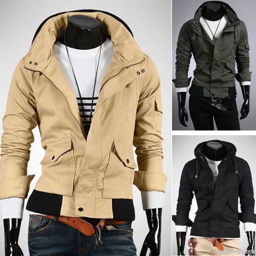 Men's fashion jacket coat of cultivate one's morality