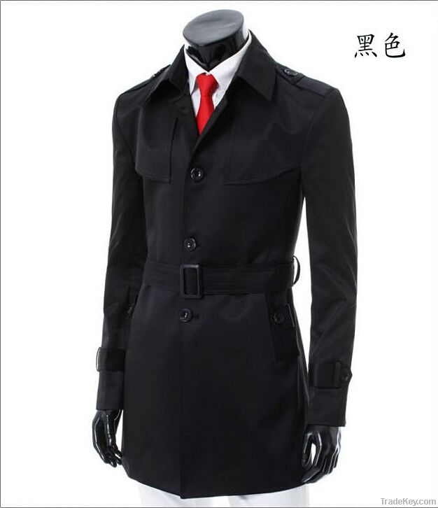 Men's fashion cotton trench coat