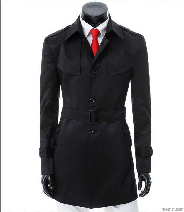 Men's fashion cotton trench coat