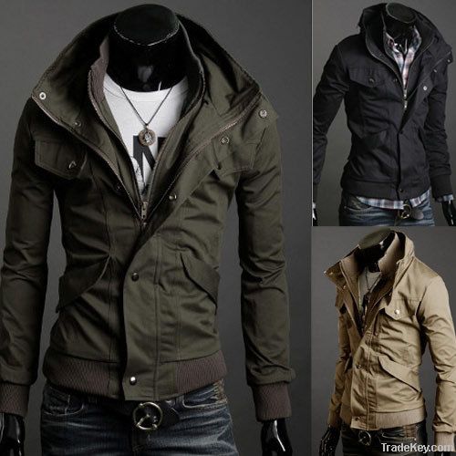 Three-dimensional cultivate one's morality leisure men's coat