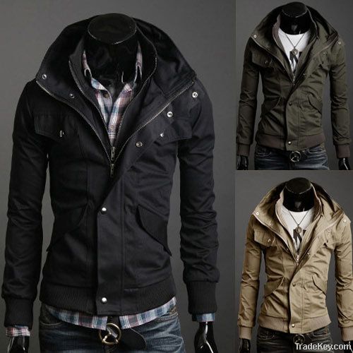 Three-dimensional cultivate one's morality leisure men's coat