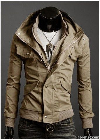 Three-dimensional cultivate one's morality leisure men's coat