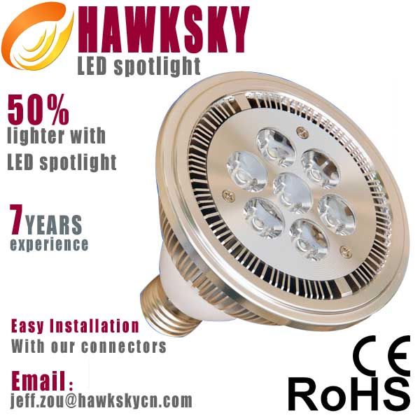 2014 new design 3W RA82/91 nergy saeving White Color led spotlight factory