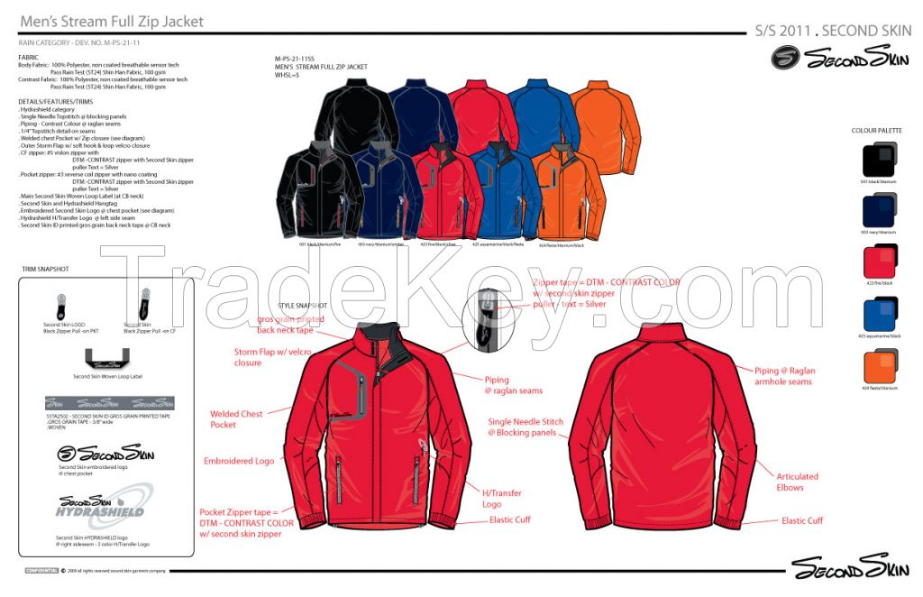 Seam Sealed Jackets