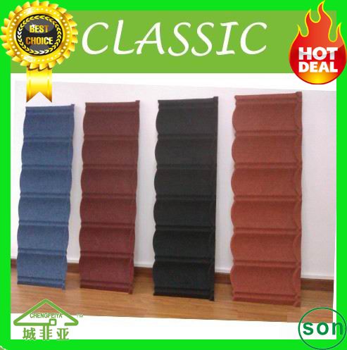 Sell insulated stone coated roof tile price