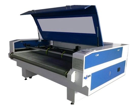 Textile fabrics CO2 laser cutting machine