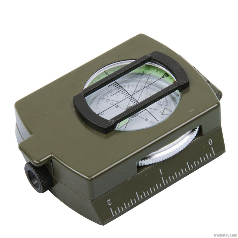 Professional Pocket Military Army Geology Compass With Neck Strap Belt