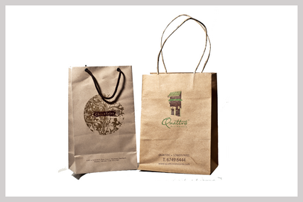 Paper takeaway bags