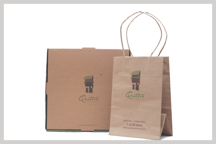 Take away packaging for Quattro