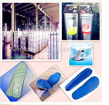 pu resin for medium shoe sole of men's casual shoes