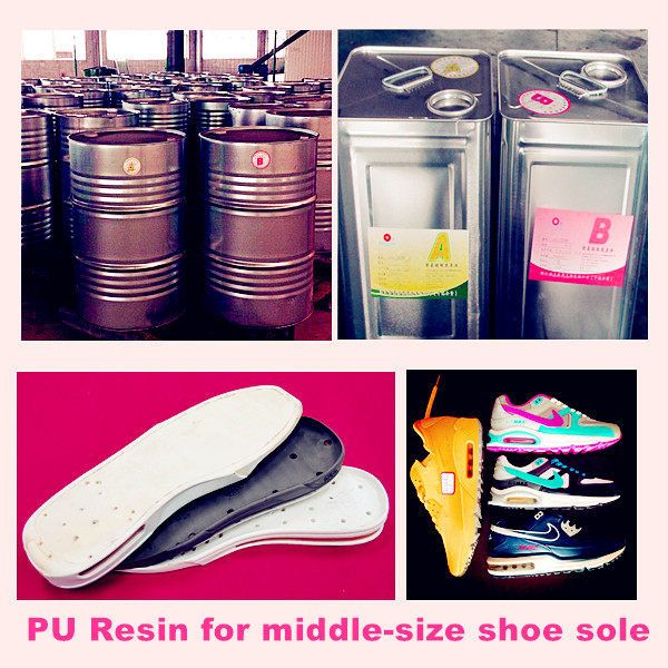 PU Resin for middle-size shoe sole ZG-P-6055/ZG-I-7818