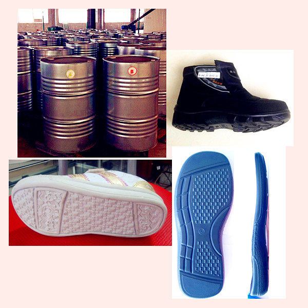 PU Resin for shoe sole with the upper ZG-P-5006/ZG-I-5012