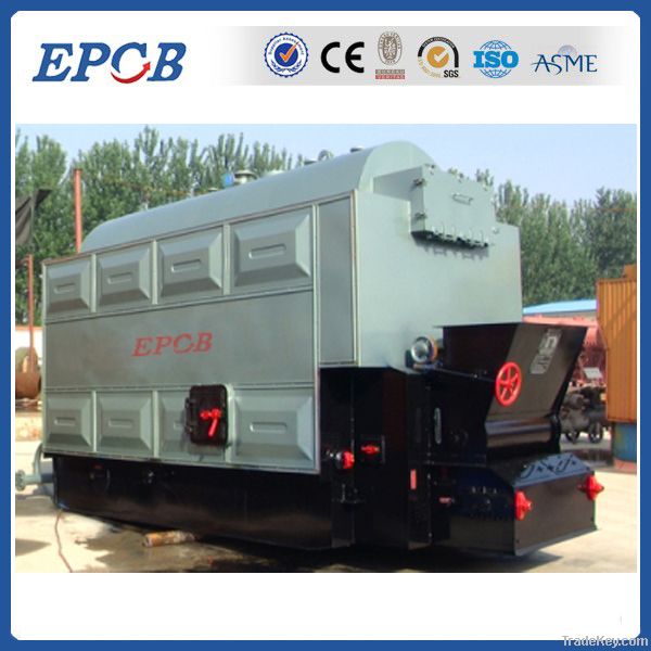 Double drum coal fired industrial boile