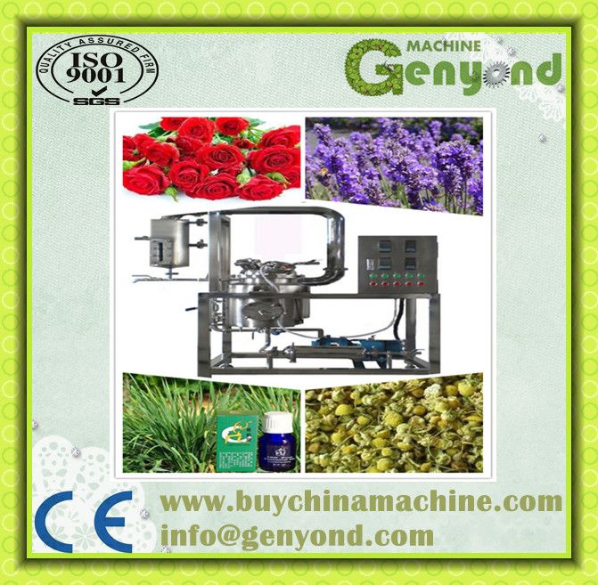 Rose essential oil extract machine/lavender oil extraction machine 