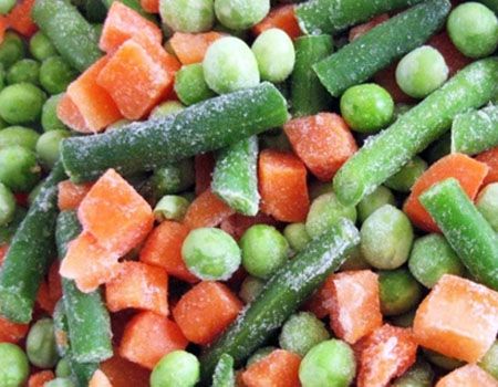 Frozen vegetables