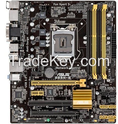 B85M-E/CSM Desktop Motherboard - B85 Express Chipset - Socket H3 LGA-