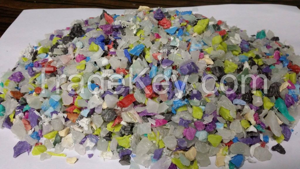 LDPE LUMPS REGRIND COLOUR MIX