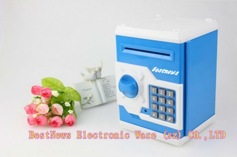 Electronic toy money safe box